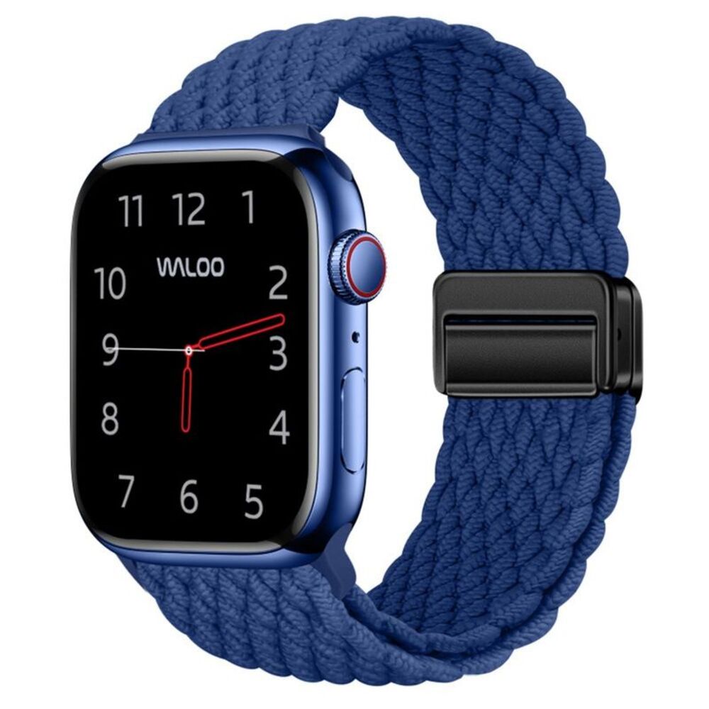 Waloo - Magnetic Braided Nylon Loop Band - 40/41/42mm - Na Blue